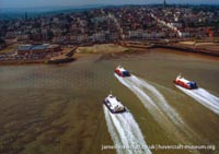 AP1-88 hovercraft promotional day by BHC -  (credit: The <a href='http://www.hovercraft-museum.org/' target='_blank'>Hovercraft Museum Trust</a>).